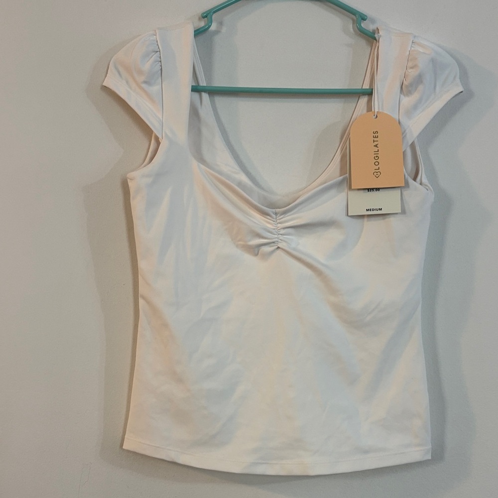 White Sweetheart Baby Tee